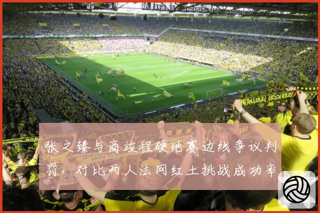 张之臻与商竣程硬地赛边线争议判罚，对比两人法网红土挑战成功率差异